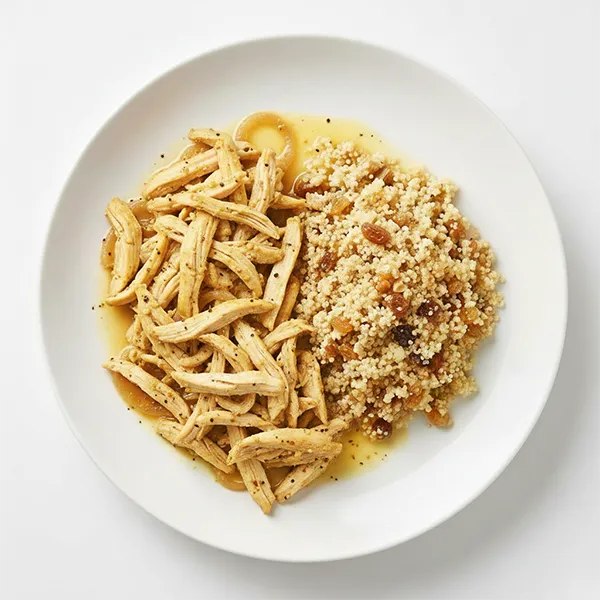 Chicken Yassa with nutty cous cous